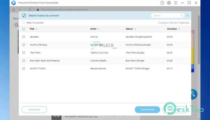 Macsome Pandora Music Downloader  1.0.2 Tam Sürüm Aktif Edilmiş Ücretsiz İndir