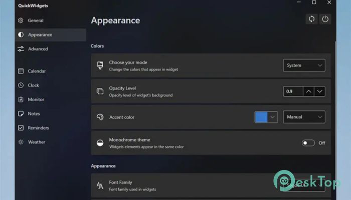 QuickWidgets 1.0 Tam Sürüm Aktif Edilmiş Ücretsiz İndir