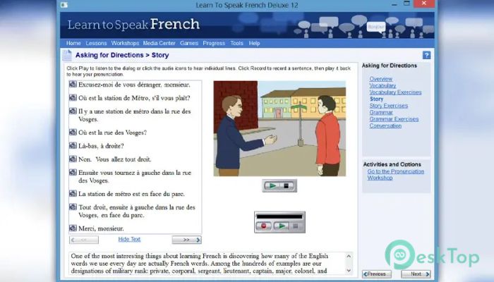 Learn to Speak French Deluxe 12.0.0.18 完全アクティベート版を無料でダウンロード