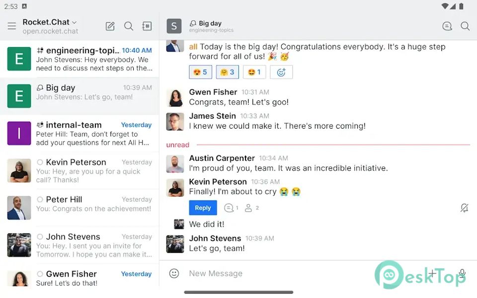 Rocket.Chat Experimental 4.55.0 APK MOD 完整免费下载