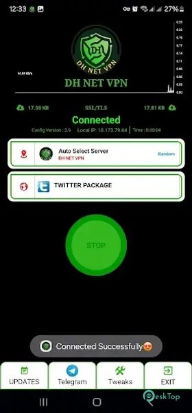 DH NET VPN 1.4 APK MOD Tam Ücretsiz İndir