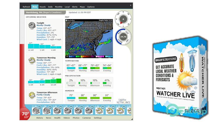 Скачать Weather Watcher Live 7.2.245 полная версия активирована бесплатно