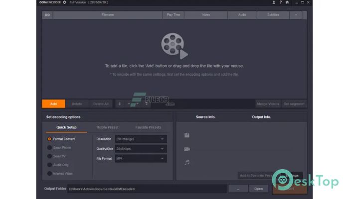 Download GOM Encoder  2.0.2.0 Free Full Activated