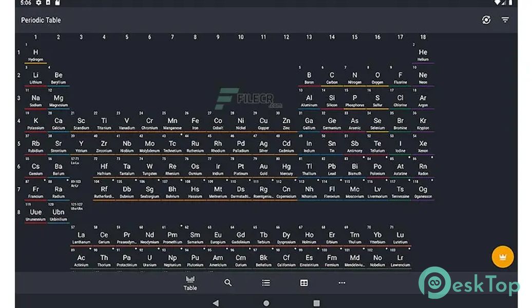 Periodic Table 2025 PRO 3.5.9 APK MOD Полная бесплатная загрузка