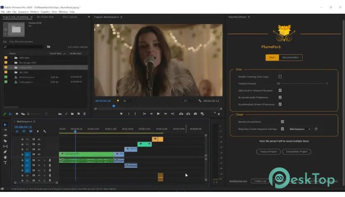 Aescripts PlumePack 2.4.6 for Premiere Pro Tam Sürüm Aktif Edilmiş Ücretsiz İndir