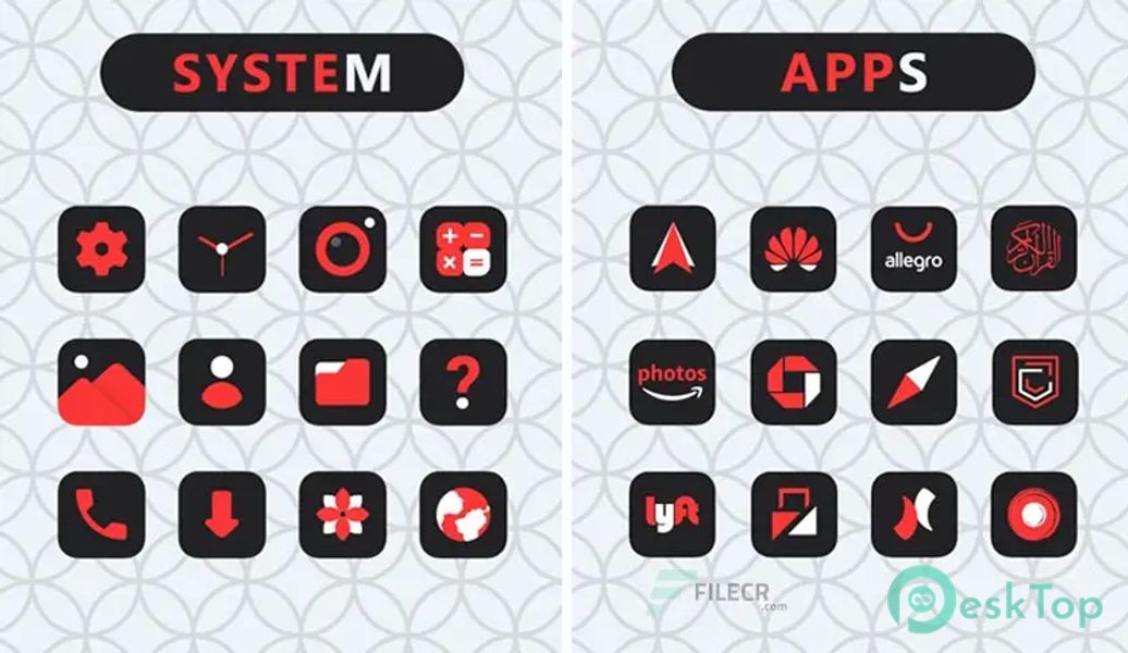 Ruby Icon Pack v2.0 APK MOD Tam Ücretsiz İndir