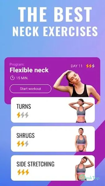 Neck exercises - Pain relief 1.1.7 APK MOD Полная бесплатная загрузка