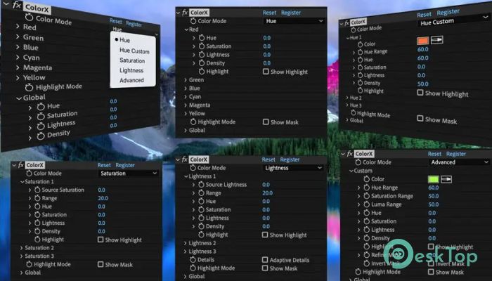 下载 Aescripts - ColorX  1.0.0 免费完整激活版