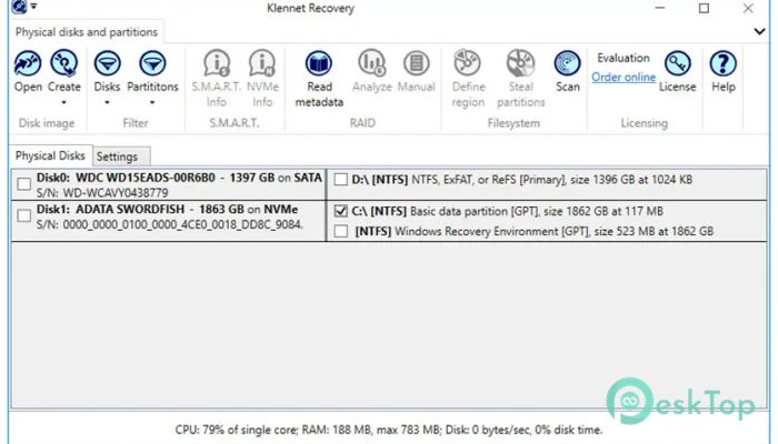 Klennet Recovery Build 2441 Tam Sürüm Aktif Edilmiş Ücretsiz İndir