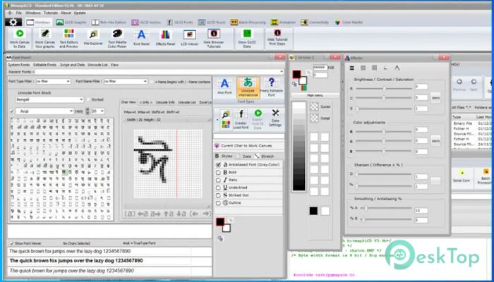Download Bitmap2LCD Standard Edition 4.9a Free Full Activated