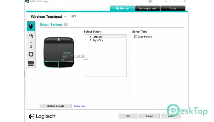 Logitech SetPoint 6.70.55 Tam Sürüm Aktif Edilmiş Ücretsiz İndir