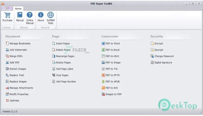 Softrm PDF Super Toolkit 3.1.0 Tam Sürüm Aktif Edilmiş Ücretsiz İndir
