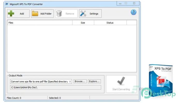  تحميل برنامج Mgosoft XPS To PDF Converter  12.5.1 برابط مباشر