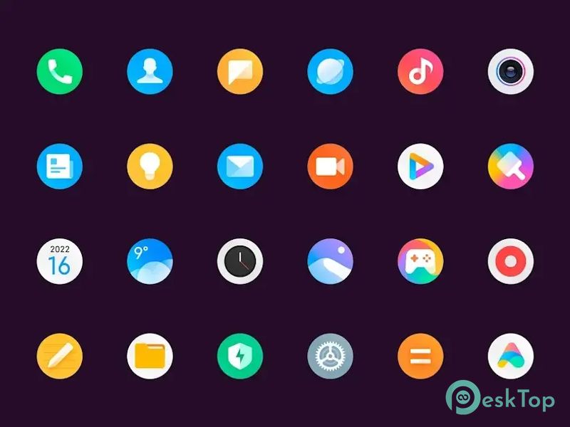 MiRound - Icon Pack 3.4.8 APK MOD Tam Ücretsiz İndir