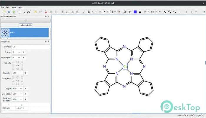 Molsketch 0.7.2 完全アクティベート版を無料でダウンロード