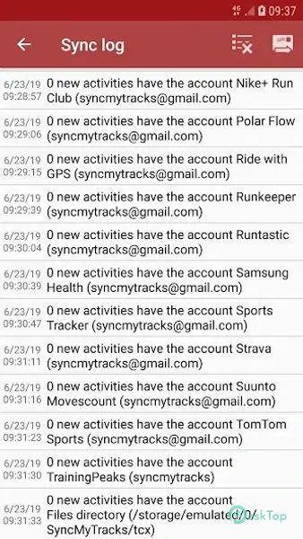 SyncMyTracks 3.13.11 APK MOD Descarga gratuita completa