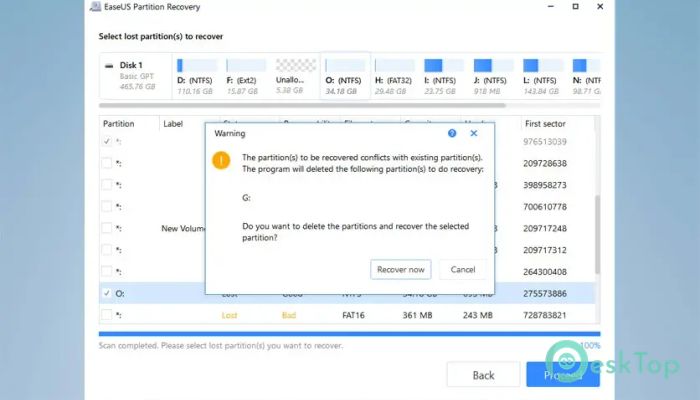 EaseUS Partition Recovery 9.1.0 Tam Sürüm Aktif Edilmiş Ücretsiz İndir