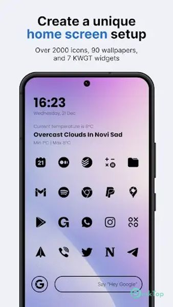 Lena Black - Glyph Icon Pack 2.0.0 APK MOD Unlocked (Full) Free Download