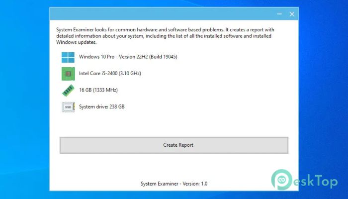 Скачать System Examiner  1.0.0 полная версия активирована бесплатно