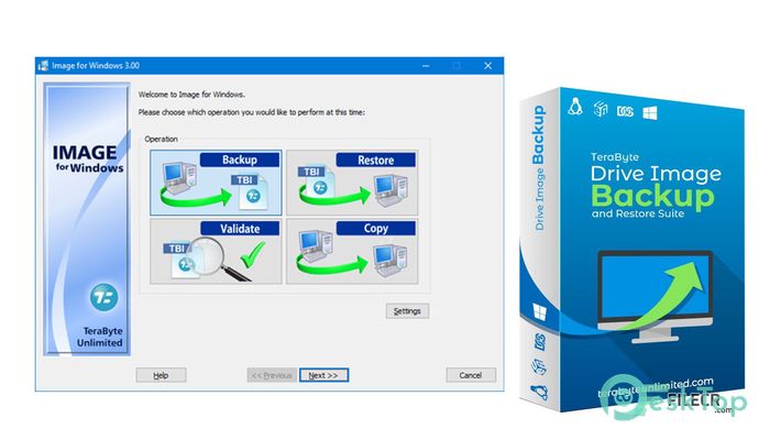  تحميل برنامج TeraByte Drive Image Backup & Restore Suite 3.54 برابط مباشر