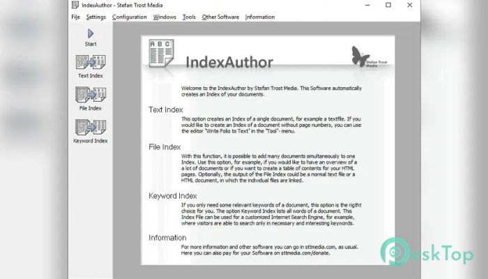 تحميل برنامج Stefan Trost IndexAuthor 1.0 برابط مباشر