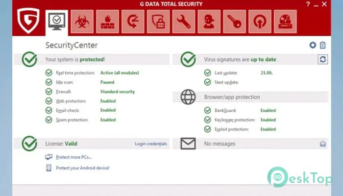 Скачать G DATA Total Security 1.0 полная версия активирована бесплатно