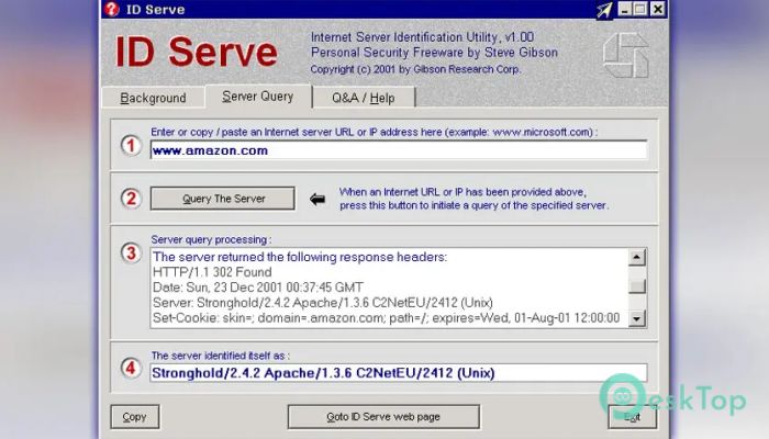 Download Gibson Research ID Serve 1.0.0 Free Full Activated