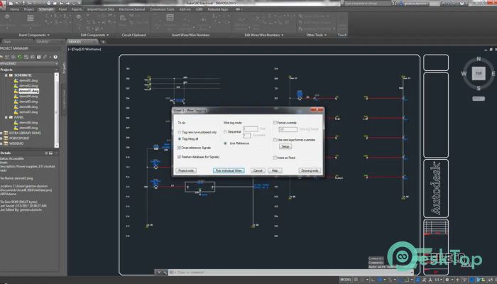 Autodesk AutoCAD Electrical 2024  Tam Sürüm Aktif Edilmiş Ücretsiz İndir