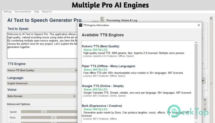 AI Text To Speech Generator Pro