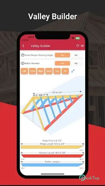 Télécharger RedX Roof - Rafter Calculator 6.8.0 APK MOD Gratuitement et Complet