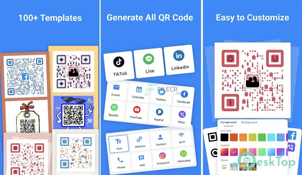 QR Code Generator & QR Maker 1.02.45.0113 APK MOD Unlocked (Full) Free Download