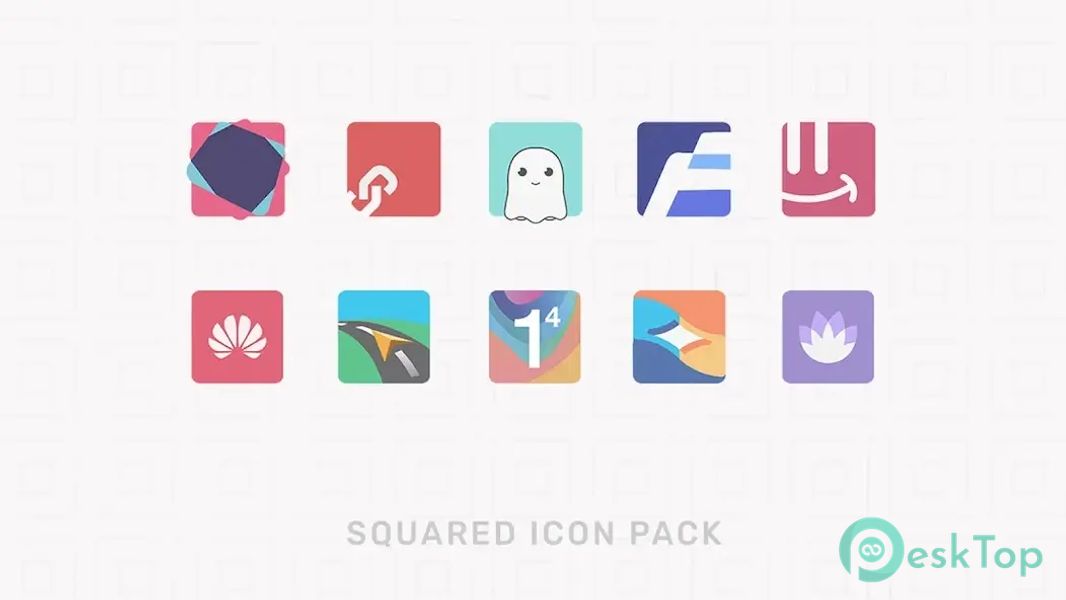 Télécharger Squared - Square Icon Pack 5.0.5 APK MOD Gratuitement et Complet