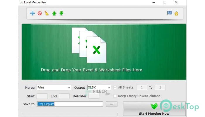 Excel Merger Pro 1.8 完全アクティベート版を無料でダウンロード