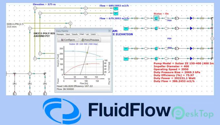 Télécharger Flite Software Piping Systems FluidFlow v3.51 Gratuitement Activé Complètement