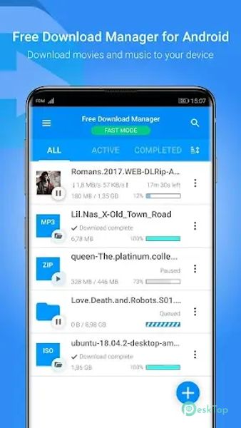 Free Download Manager - FDM 6.19.1 APK MOD Полная бесплатная загрузка