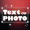 Insert Text on Photo–Text Art