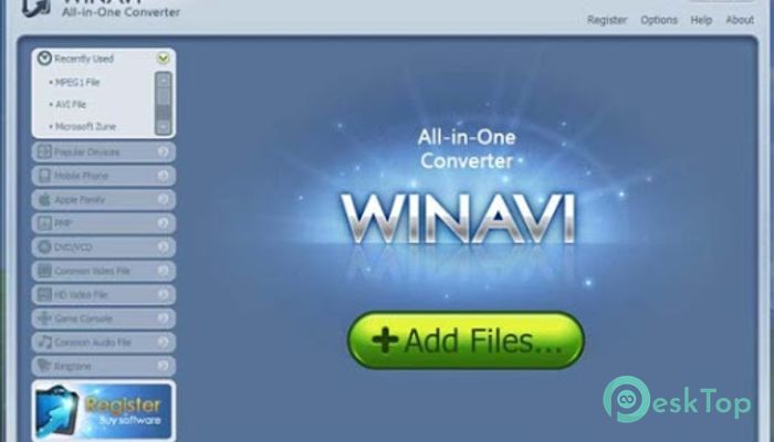 Скачать WinAVI All-in-One Converter  полная версия активирована бесплатно