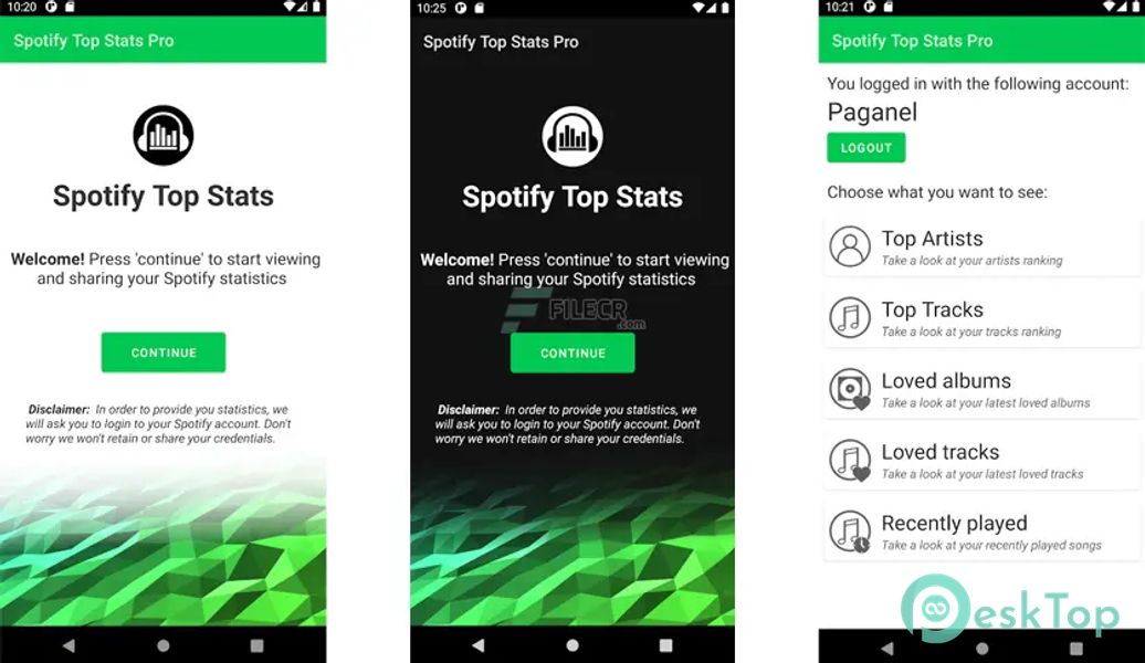 Spotify Top Stats Pro v1.5 APK MOD Descarga gratuita completa