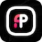 Aline Pink icon pack – linear white & pink icons