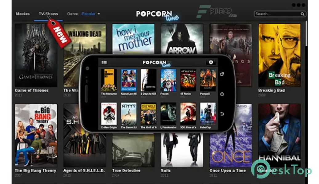 Popcorn Time v3.6.10 APK MOD Unlocked (Full) Free Download