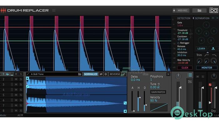 下载 UVI DrumReplacer v1.1.2 免费完整激活版