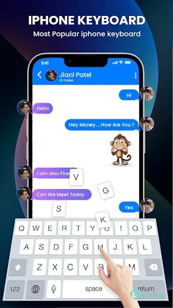 iPhone Keyboard 1.3.2 APK MOD 完整免费下载