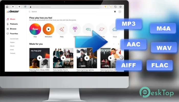 Pazu Deezer Music Converter 1.2.4 Tam Sürüm Aktif Edilmiş Ücretsiz İndir