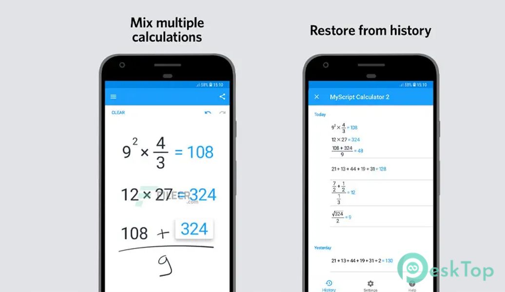 MyScript Calculator 2.1.4 APK MOD تحميل مجاني كامل