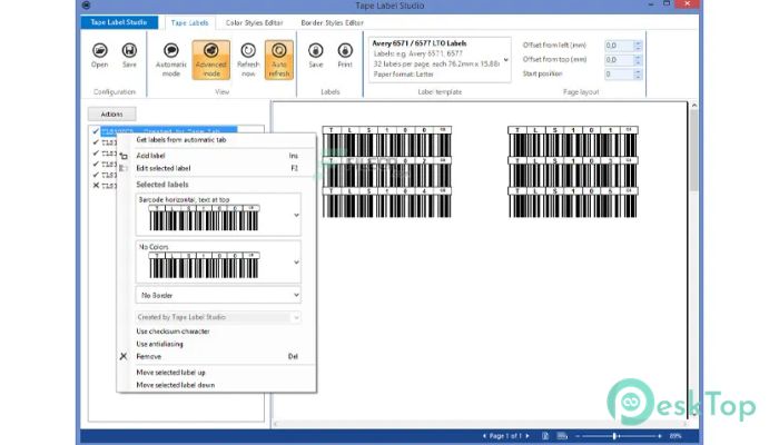  تحميل برنامج Tape Label Studio Enterprise  2022.11.0.7028 برابط مباشر