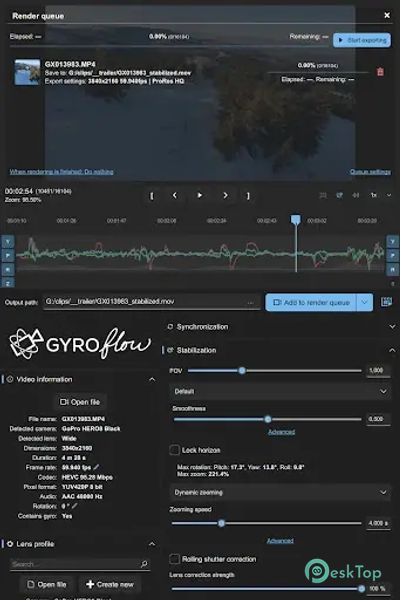 Gyroflow 1.5.4 APK MOD تحميل مجاني كامل