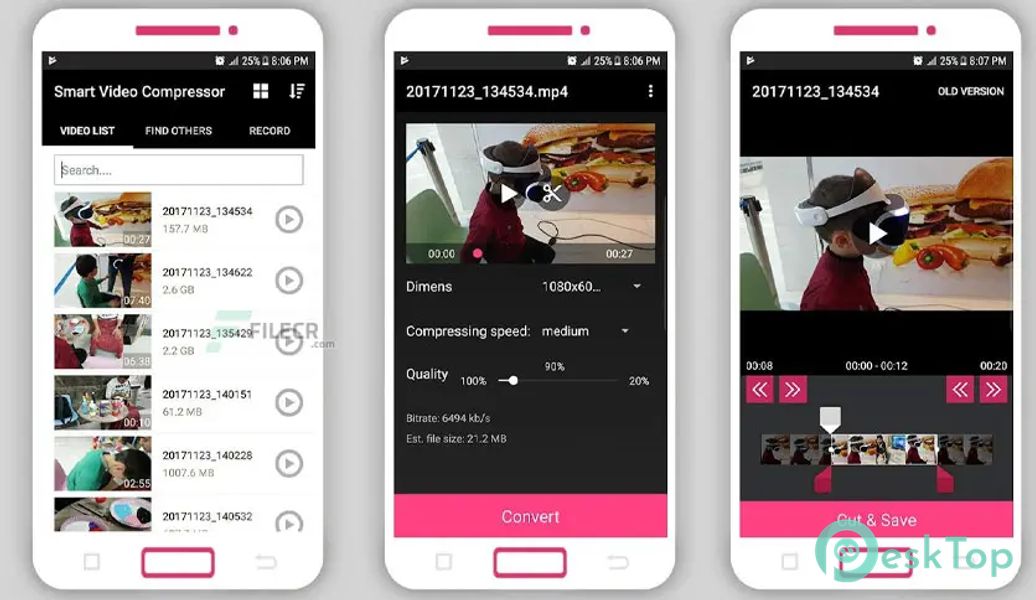 Smart Video Compressor and resizer v1.9 APK MOD تحميل مجاني كامل