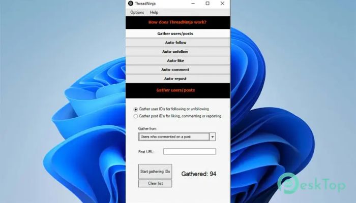 Скачать ThreadNinja 1.3.8 полная версия активирована бесплатно