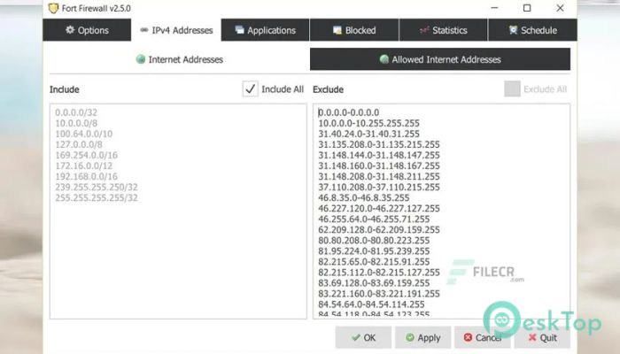  تحميل برنامج Fort Firewall  3.9.5 برابط مباشر