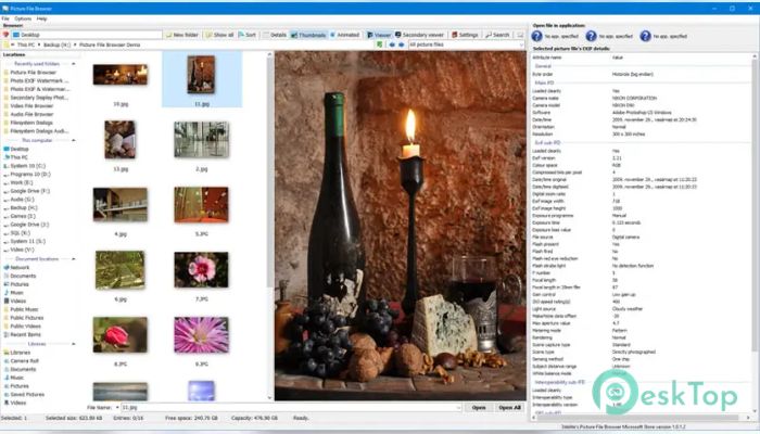 3delite Picture File Browser 1.0.42.48 完全アクティベート版を無料でダウンロード